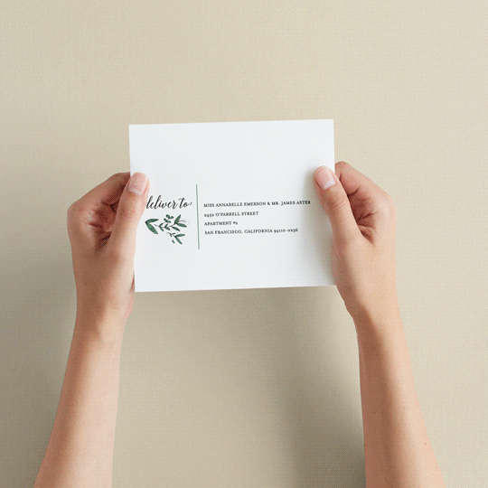 "Floral Wreath" - Savvy Wedding Invitations in Fresh by Kelly Schmidt - How it works