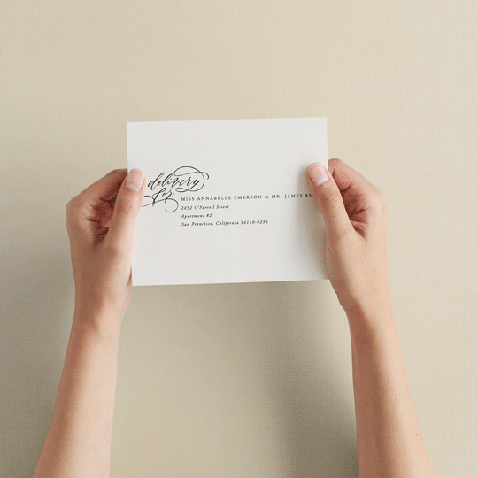 "Fountain Pen" - Savvy Wedding Invitations in Creme by Erin L. Wilson - How it works