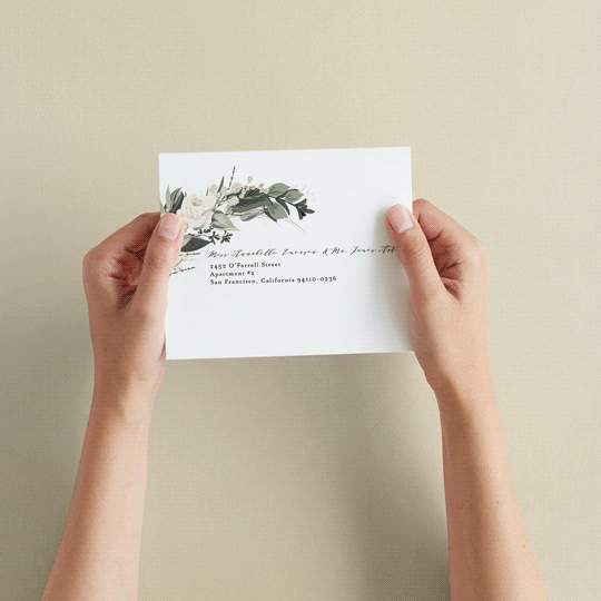 "Ivory Ring" - Savvy Wedding Invitations in Blush by Susan Moyal - How it works