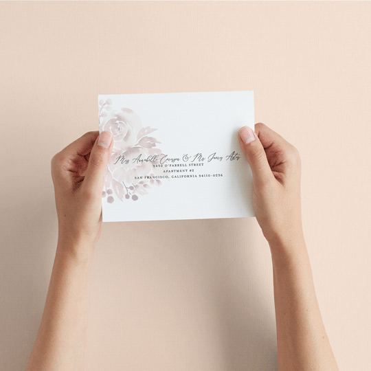 "Wedding Dream" - Savvy Wedding Invitations in Blush by Chris Griffith - How it works