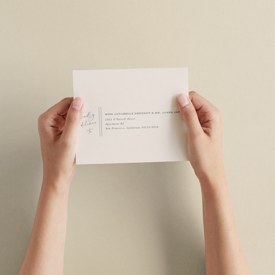 "EverAfter" - Savvy Wedding Invitations in Petal by Rochelle Renee - How it works