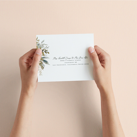 "Wedding Festive" - Savvy Wedding Invitations in Frost by Chris Griffith - How it works