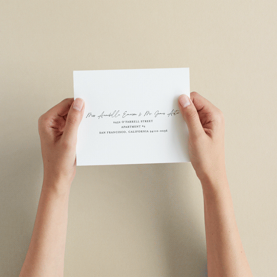 "Happily Ever After" - Savvy Wedding Invitations in Buff by Sara Hicks Malone - How it works