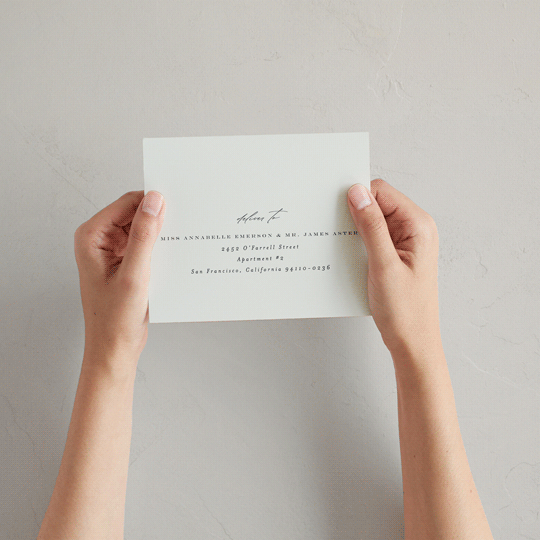 "Softly Swept" - Savvy Wedding Invitations in Ivory by Carolyn Nicks - How it works