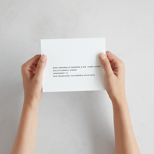 "Signed" - Savvy Wedding Invitations in Cloud by JoAnn Jinks - How it works