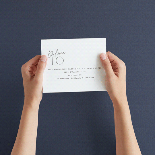 "The Ultimate After Party" - Savvy Wedding Invitations in Fog by Becky Nimoy - How it works