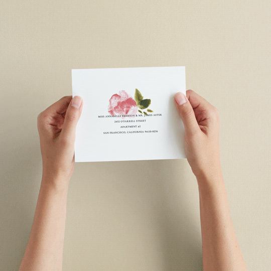 "Wild Roses" - Savvy Wedding Invitations in Bush by Sumak Studio - How it works