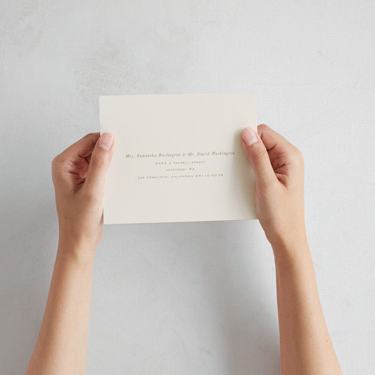 "Sprigs of Joy" - Savvy Wedding Invitations in Pearl by Leah Bisch - How it works
