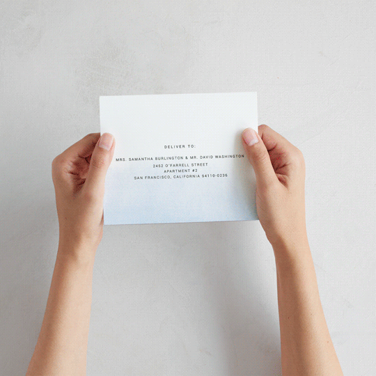 "At Dusk" - Savvy Wedding Invitations in Sunset by Sumak Studio - How it works