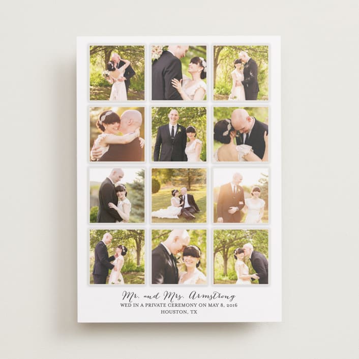 "A Year in My Life" - Wedding Announcements in Snowfall by Robin Ott - Front
