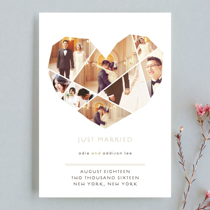 "Complete Love" - Wedding Announcements in Camel by fatfatin - Front