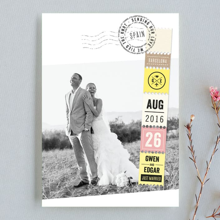 "Destination Love" - Wedding Announcements in Sunshine by fatfatin - Front