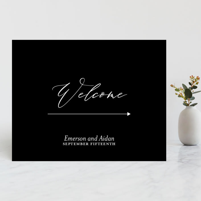 "Villa" - Large Signs in Ink by Chryssi Tsoupanarias - Front