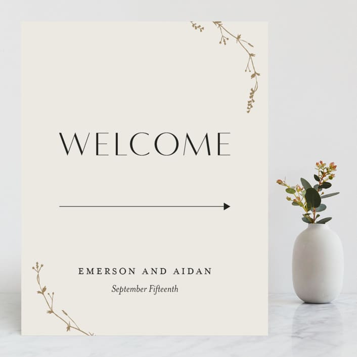 "Vine Wrap" - Large Signs in Cotton by Amy Kross - Front