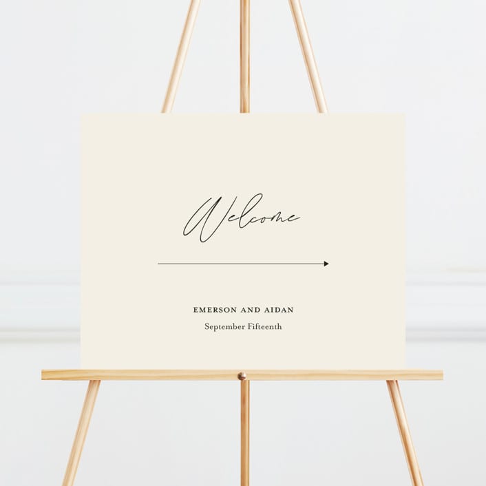 "Together" - Large Signs in Cream Puff by Pixel and Hank - Front