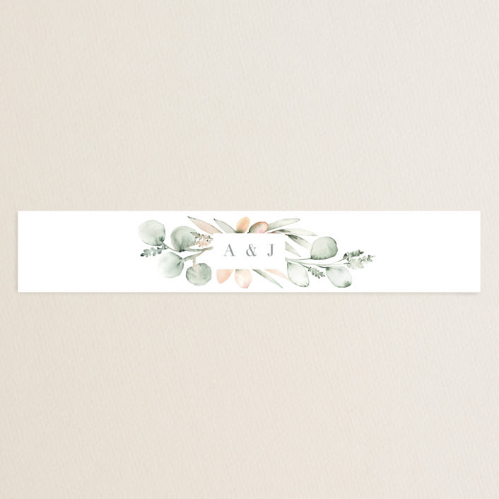 "Romantic Eucalyptus" - Bridal Shower in Sage by Petra Kern - Front