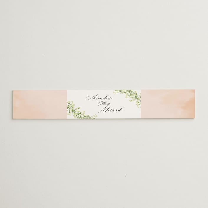 "Organic Florals" - Bridal Shower in Blush by Susan Moyal - Front