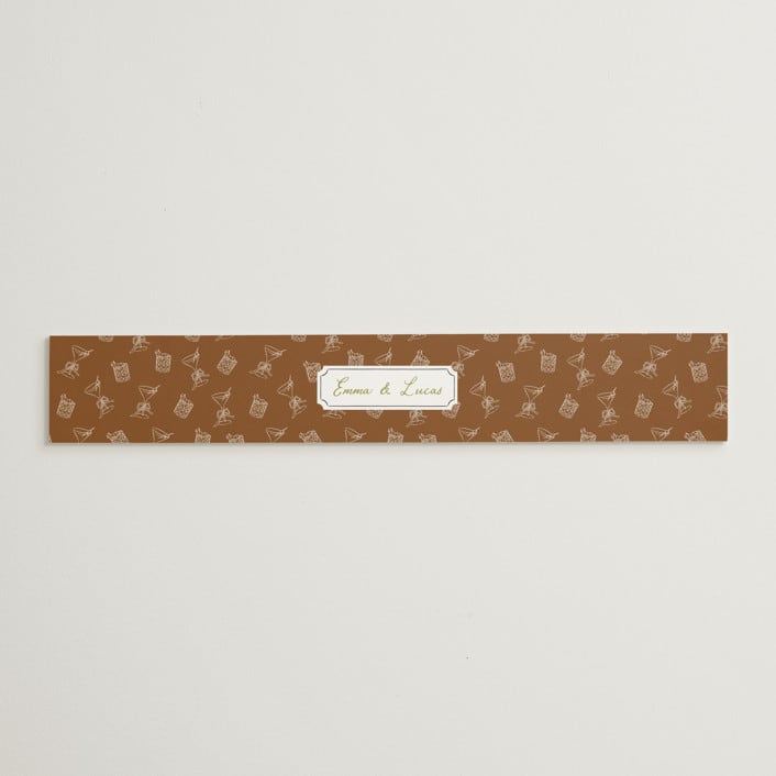 "Stock the Barware" - Bridal Shower in Olive by Erin German - Front