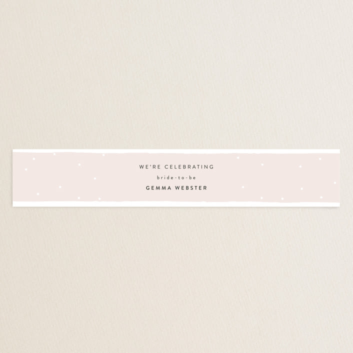 "Brunch for the bride" - Bridal Shower in Blush by Lea Delaveris - Front
