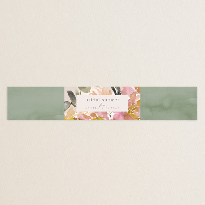 "Bouquet" - Bridal Shower in Blush by Lori Wemple - Front