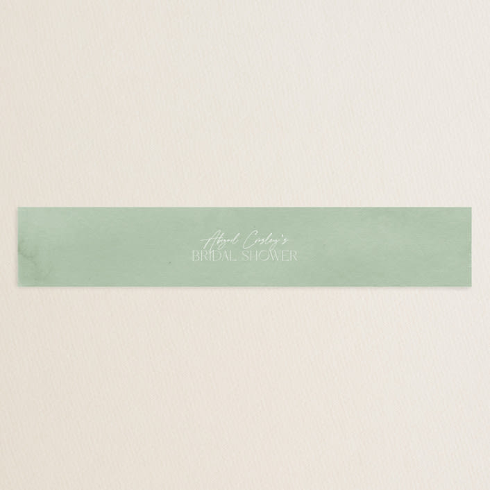 "Verde" - Bridal Shower in Meadow by Everett Paper Goods - Front