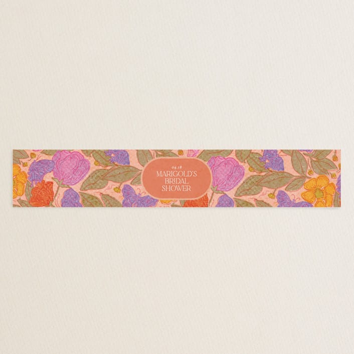 "Vintage Garden" - Bridal Shower in Peach by Simona Camp - Front
