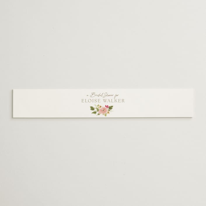 "Felicity" - Bridal Shower in Carnation by Everett Paper Goods - Front