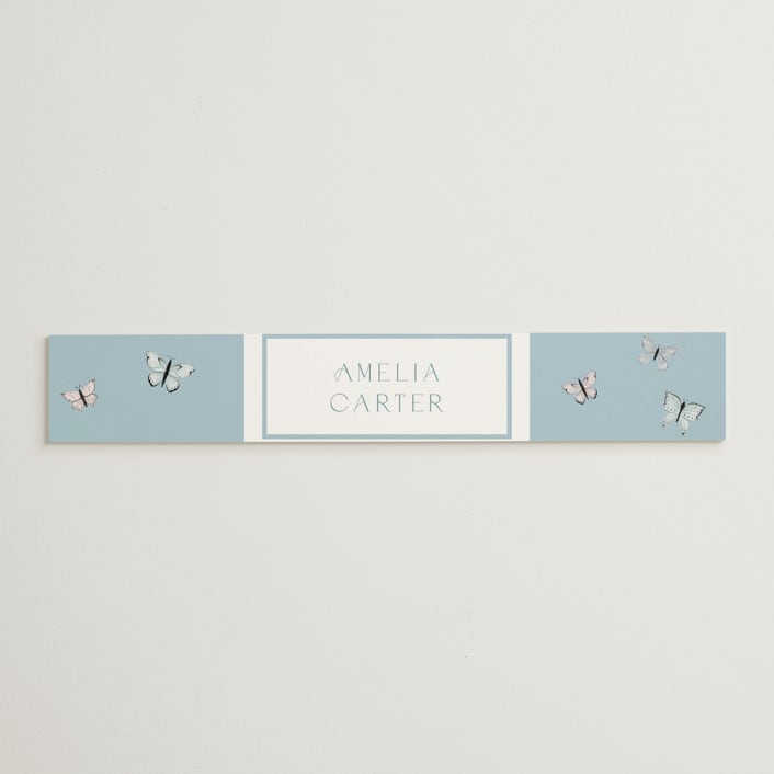 "Garden Love" - Bridal Shower in Periwinkle by Susan Moyal - Front