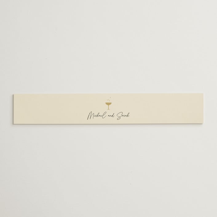 "A Little Shindig" - Bridal Shower in Champagne by mo kelley - Front