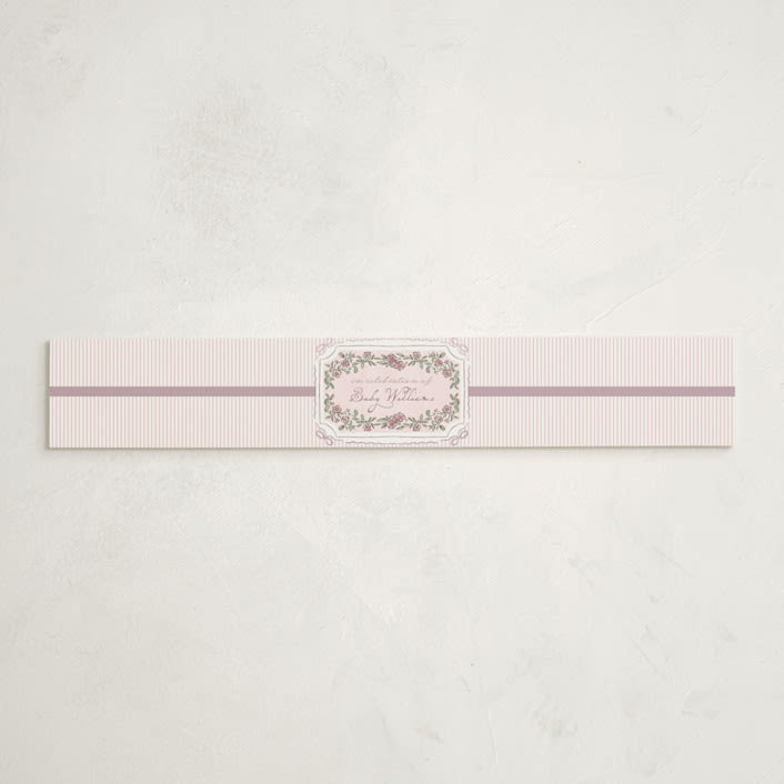 "Baby in Bloom." - Baby Shower Belly Bands in Heather by Jenna Holcomb - Front