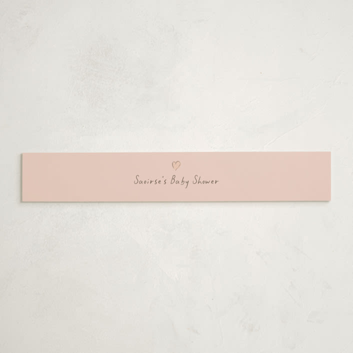 "bananella" - Baby Shower Belly Bands in Taupe by chocomocacino - Front