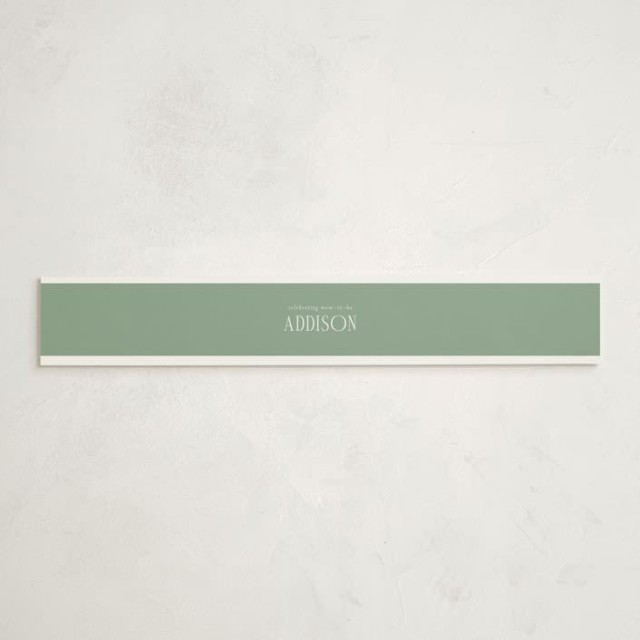 "Safari" - Baby Shower Belly Bands in Palm by Jenna Holcomb - Front