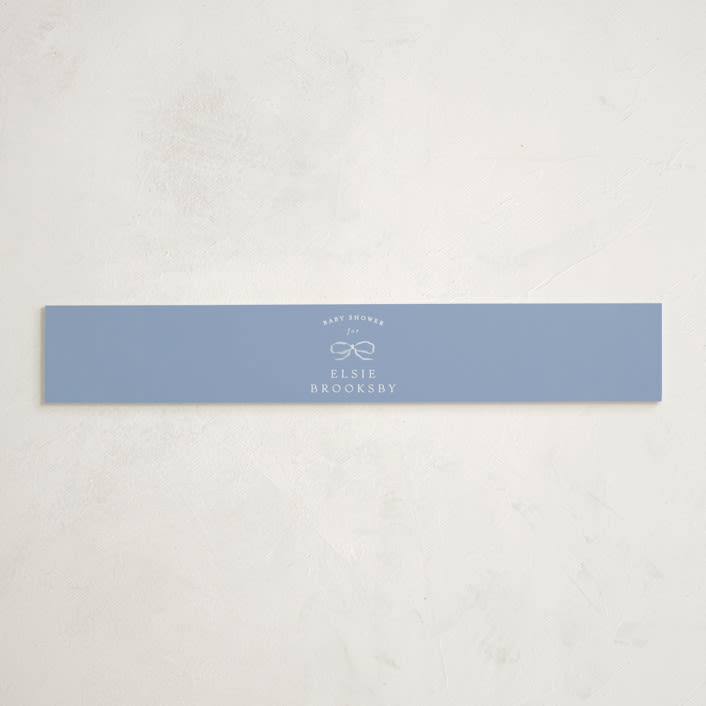 "Dorothy" - Baby Shower Belly Bands in Cornflower by Erin L. Wilson - Front