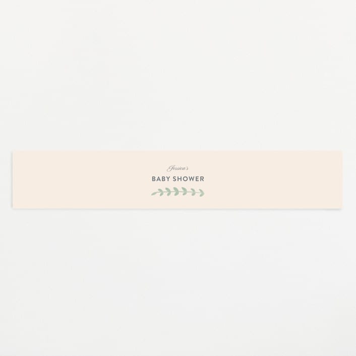 "Safari Dreams" - Baby Shower Belly Bands in Sunshine by Teju Reval - Front