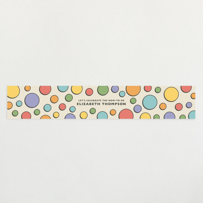 "Disney's Mickey Mouse Oh, Boy!" - Baby Shower Belly Bands in Natural by Heather Schertzer - Front