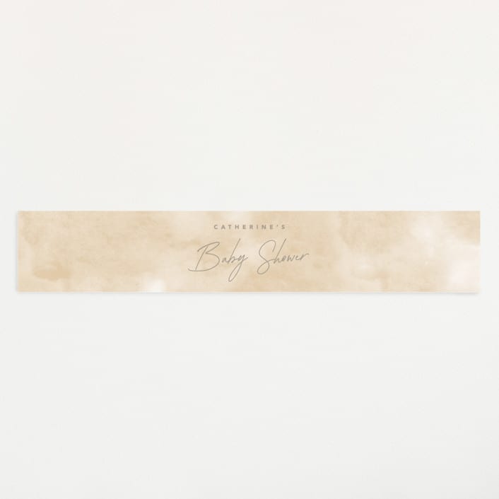 "Vintage woodland" - Baby Shower Belly Bands in Ginger by Creo Study - Front