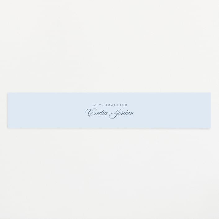 "Celina" - Baby Shower Belly Bands in Mint by Pati Cascino - Front
