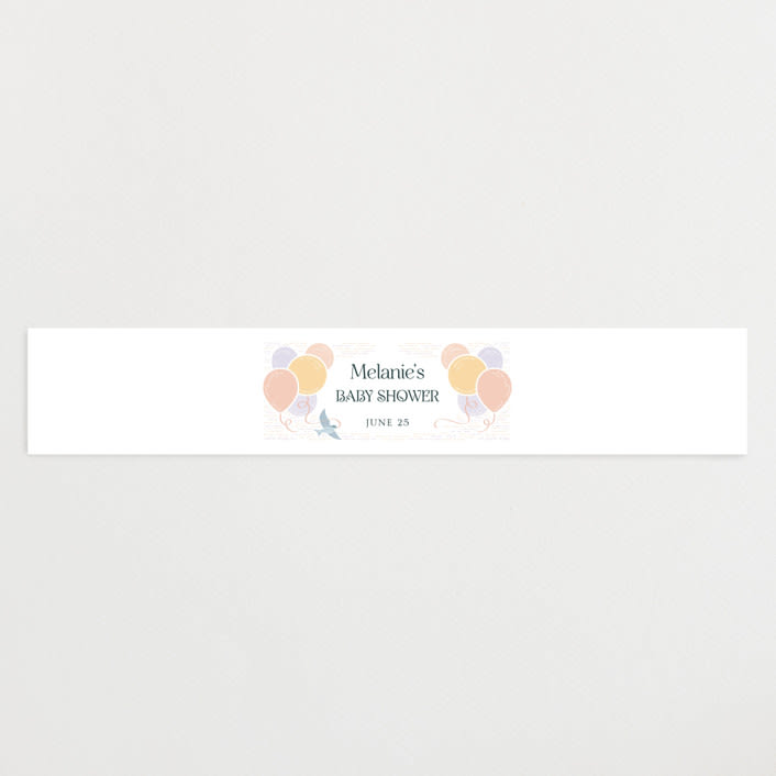 "Patio Party" - Baby Shower Belly Bands in Watermelon by Paper Sun Studio - Front