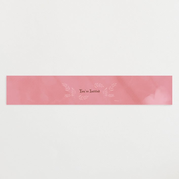 "Sleeping Beauty Storybook Forest" - Baby Shower Belly Bands in Mint by Becky Nimoy - Front