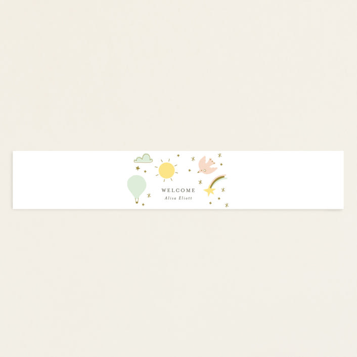 "magical adventure" - Baby Shower Belly Bands in Mint by Angela Thompson - Front