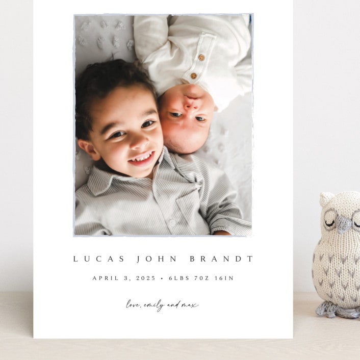 "Border" - Birth Announcements in Shadow by Kasia Labocki - Front