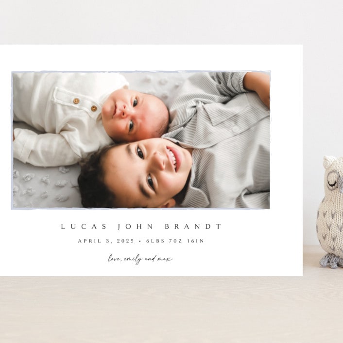 "Border" - Birth Announcements in Shadow by Kasia Labocki - Front