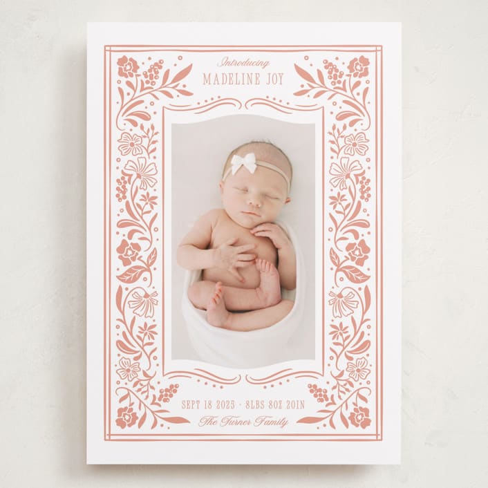 "Storybook" - Birth Announcements in Sweet by Erin German - Front
