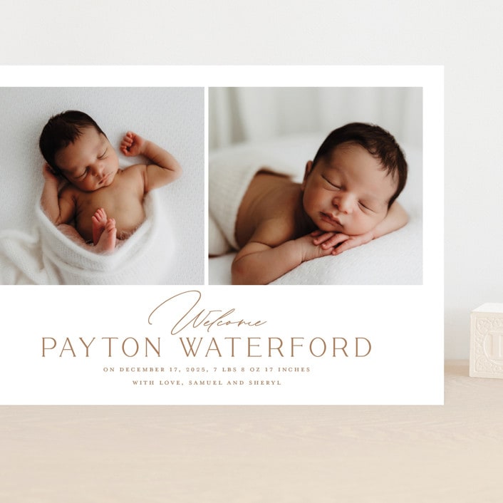 "gujiya" - Birth Announcements in Cocoa by chocomocacino - Front