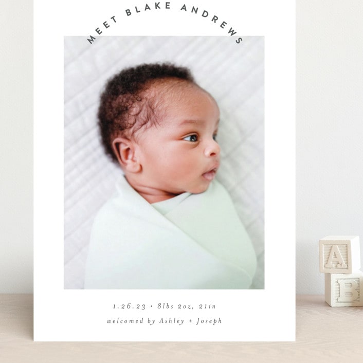 "Arc Name" - Birth Announcements in Penguin by Carolyn MacLaren - Front