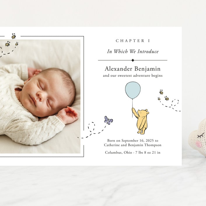 "Disney Sweetest Adventure" - Birth Announcements in Cloud by Heather Schertzer - Front