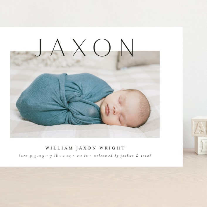 "Lift" - Birth Announcements in Ash by Lehan Veenker - Front