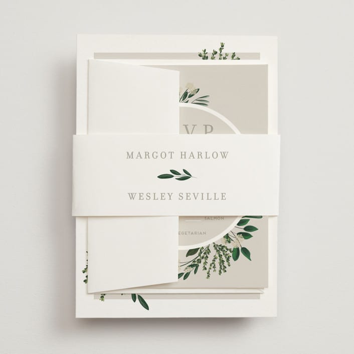 "Watermark" - Belly Bands in Cypress by Kaydi Bishop - Assembled with Invitation
