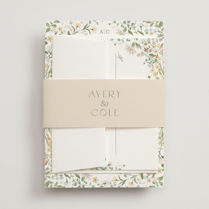 "Avery" - Belly Bands in Lemongrass by Jennifer Wick - Assembled with Invitation