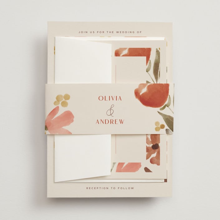 "Giardino" - Belly Bands in Saffron by Vera Lim - Assembled with Invitation